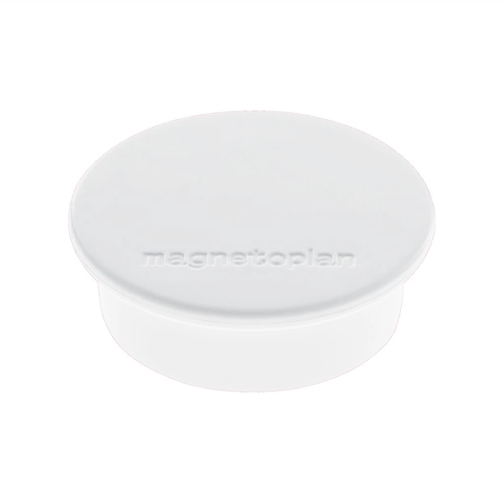 magnetoplan Discofix Rundmagnet "color", weiß (EAN: 4013695010823)