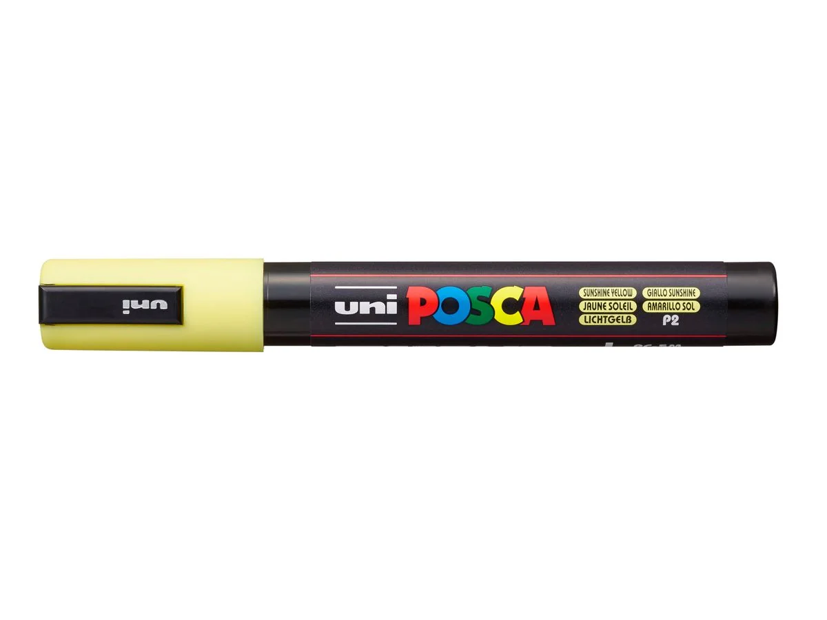 POSCA Pigmentmarker PC-5M, lichtgelb (EAN: 4902778249253)