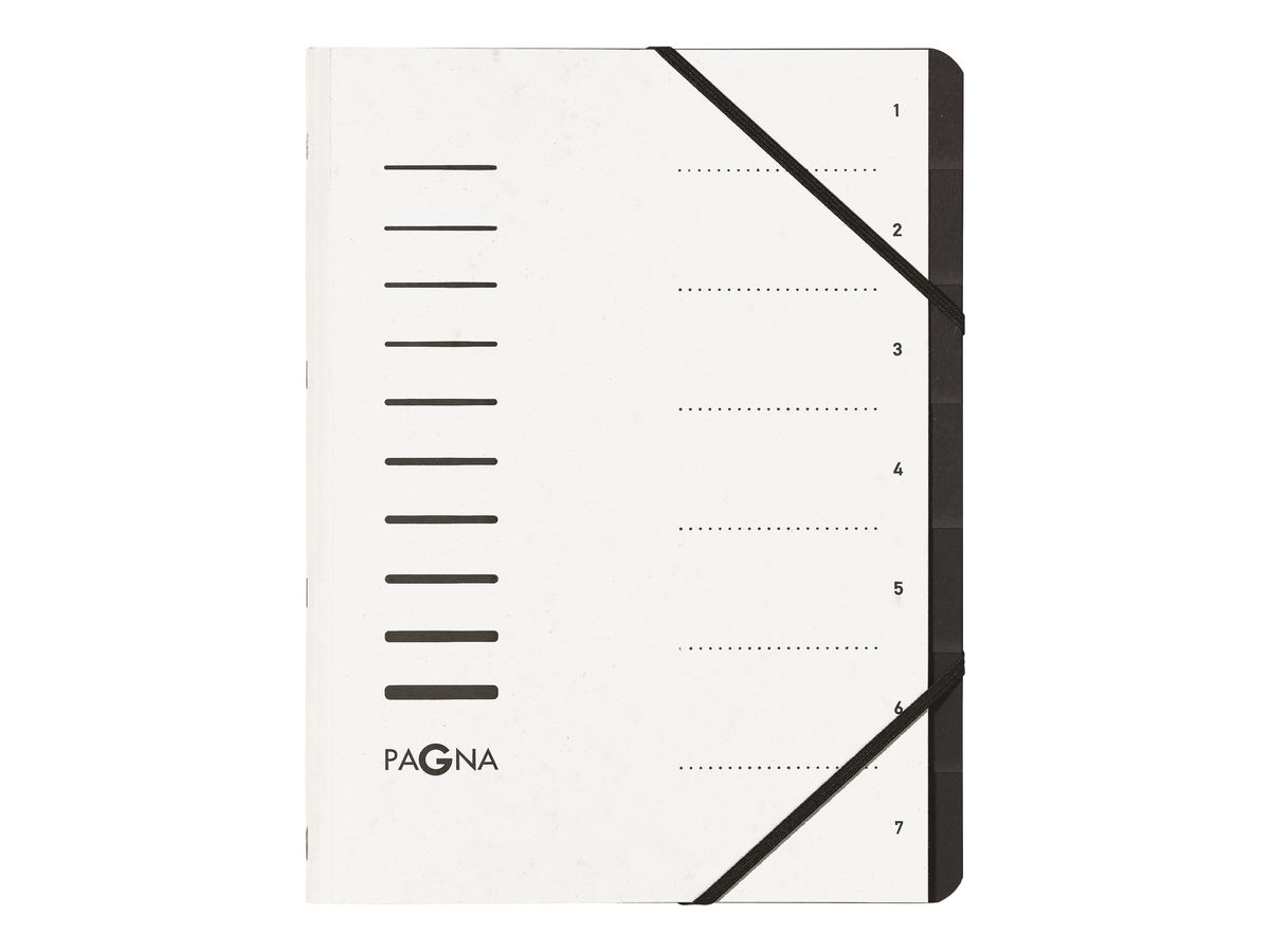 PAGNA Ordnungsmappe "Sorting File", 7 Fächer, weiß (EAN: 4013951014633)