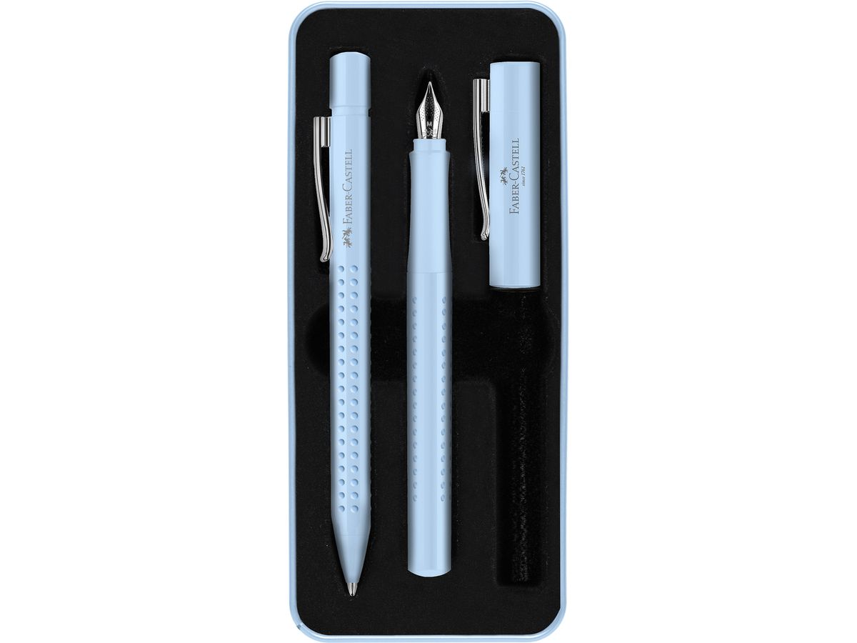 FABER-CASTELL Schreibgeräte-Set GRIP 2010 Harmony, hellblau (EAN: 4005402015245)
