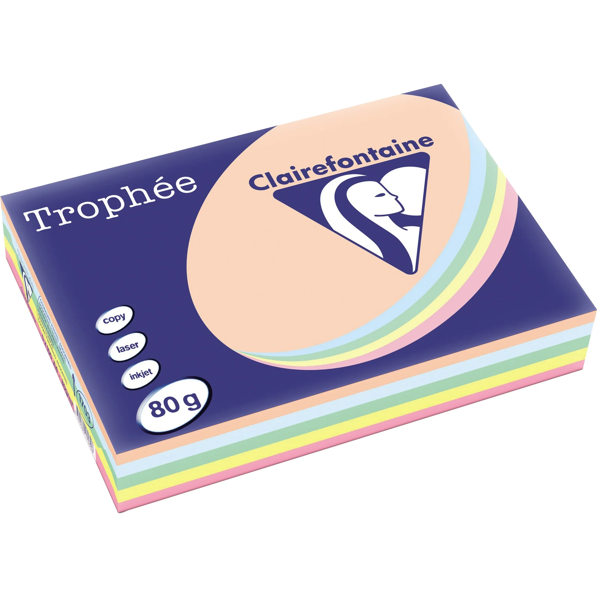 Clairefontaine Multifunktionspapier Trophée, A4, sortiert (EAN: 3329680170306)