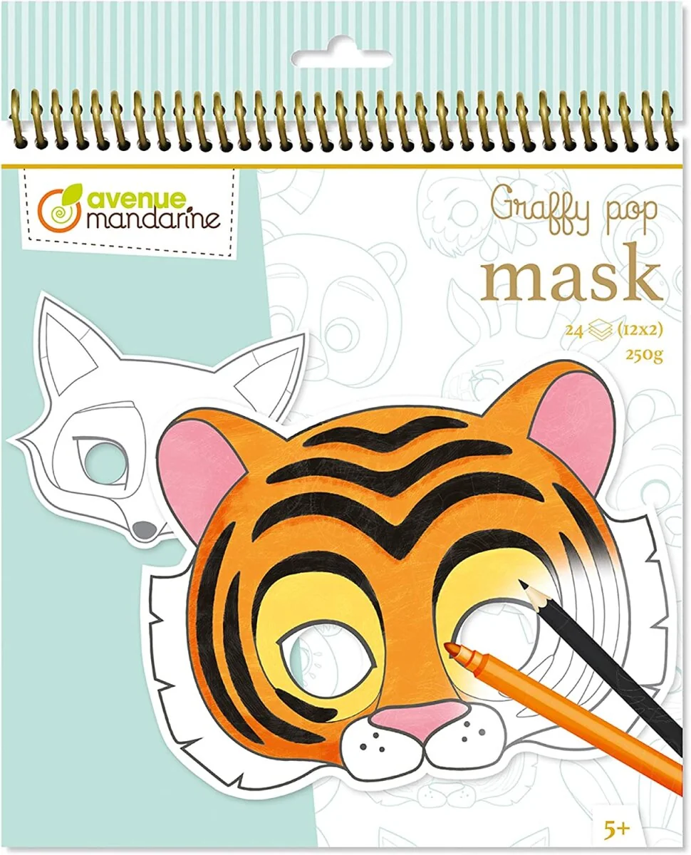 My Mandarine Maskenmalbuch "Tiere" (EAN: 3609510520236)