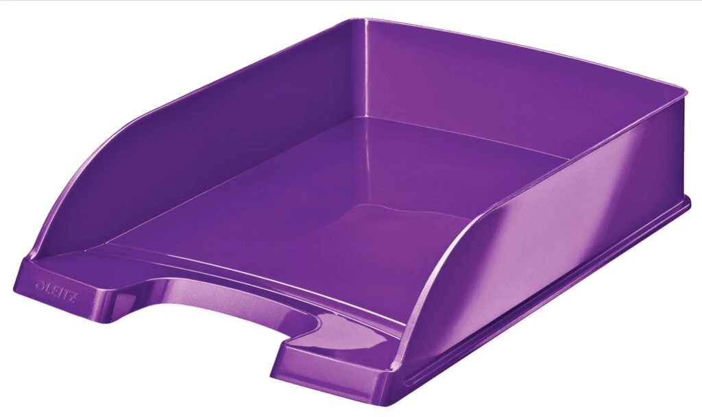 LEITZ Briefablage Plus WOW, A4, Polystyrol, violett (EAN: 4002432104369)
