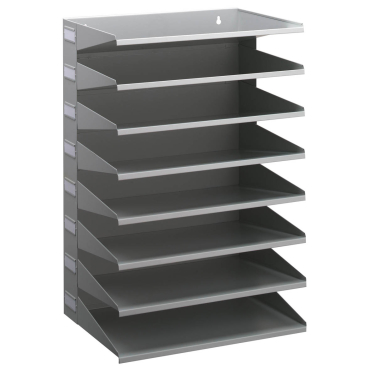 DURABLE Sortierstation Business, 8 Fächer, grau (EAN: 4005546989488)