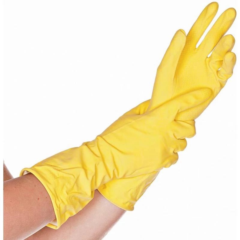 HYGOSTAR Latex-Universal-Handschuh Bettina, M, gelb (EAN: 4015544259582)