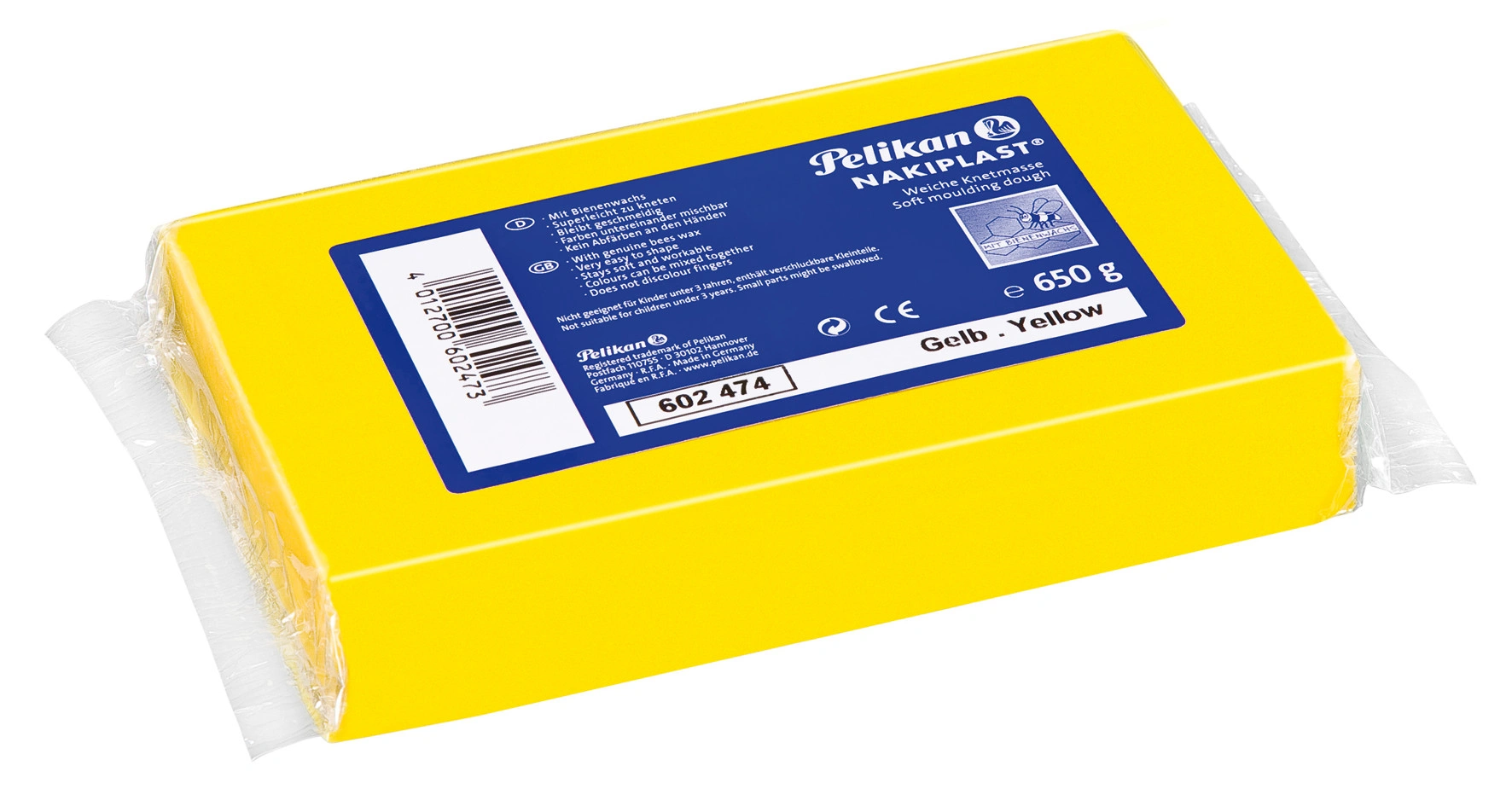 Pelikan Wachsknete Nakiplast 681, gelb (10) (EAN: 4012700602473)