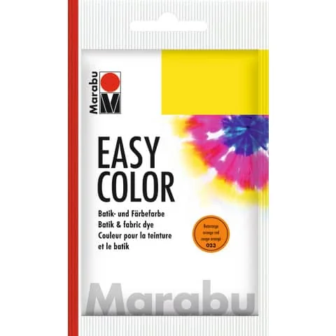 Marabu Batikfarbe Easy Color, 25 g, rotorange 023 (EAN: 4007751010957)