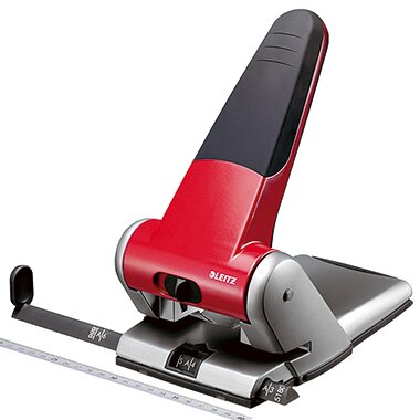 LEITZ Registraturlocher 5180, Stanzleistung: 65 Blatt, rot (EAN: 4002432364282)