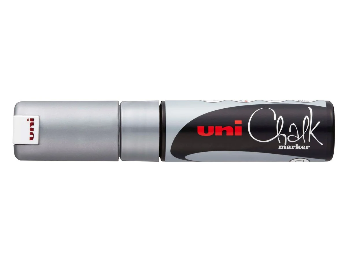 uni-ball Kreidemarker Chalk marker PWE8K, silber (EAN: 4902778222119)