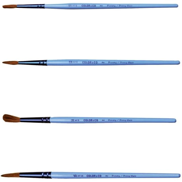 LEFRANC BOURGEOIS Haarpinsel PONY, Gr. 18, blau (EAN: 3013641751382)