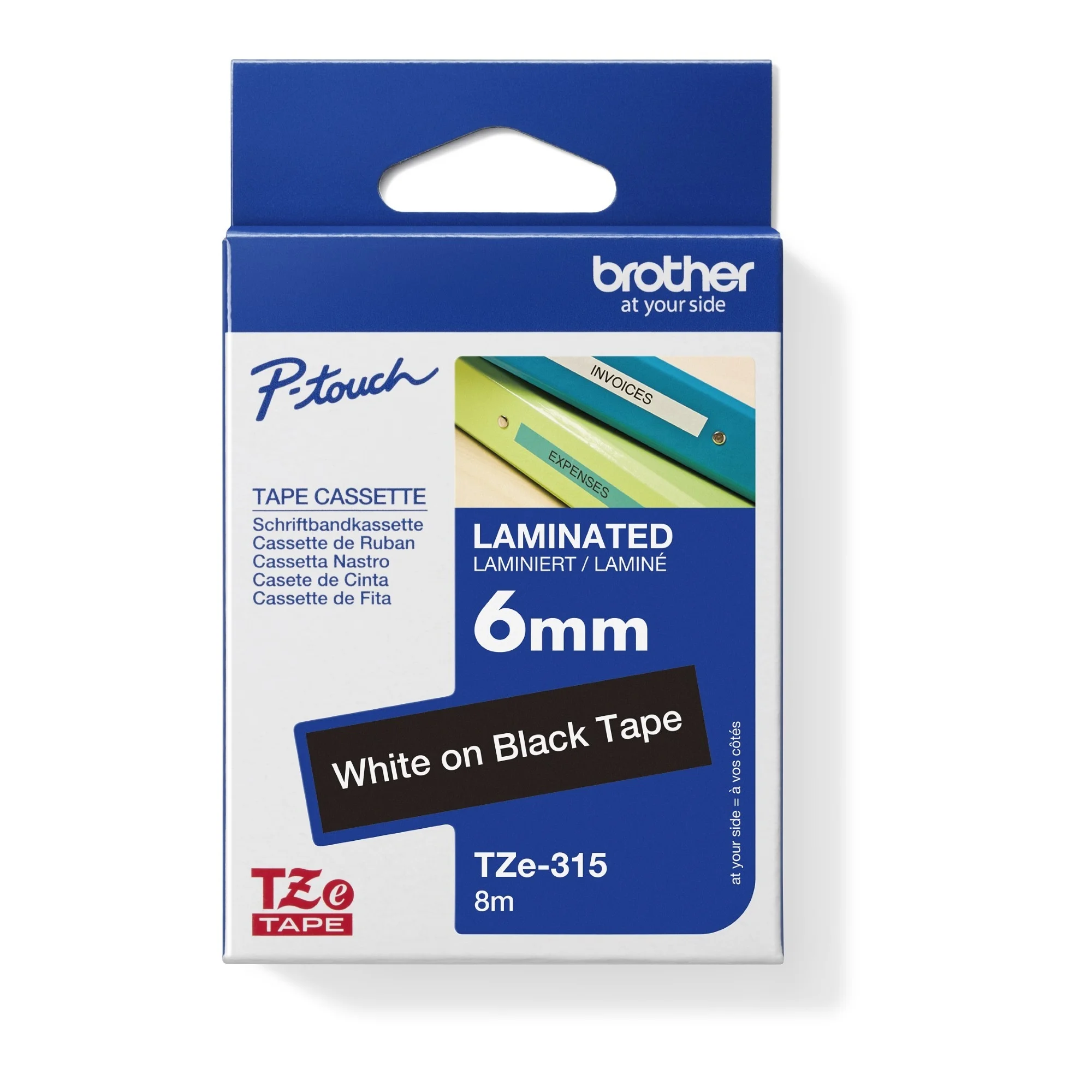 brother TZe-Tape TZe-315 Schriftbandkassette, Bandbreite:6mm (EAN: 4977766685634)