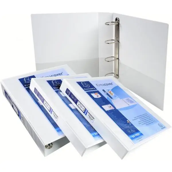 EXACOMPTA Präsentations-Ringbuch, A4 Maxi, weiß, 4D-Ring (EAN: 3130639518427)