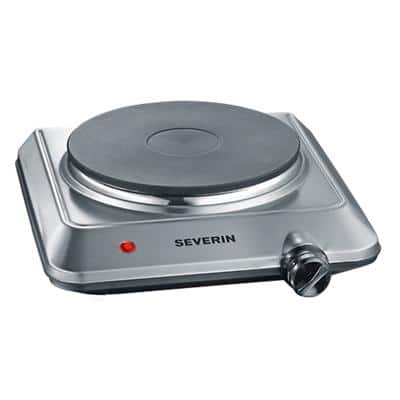 SEVERIN Kochplatte KP 1092, 1500 Watt Edelstahl / schwarz (EAN: 4008146009501)