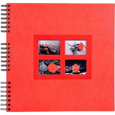 EXACOMPTA Foto-Spiralalbum Passion, 320 x 320 mm, rot (EAN: 3130630168454)