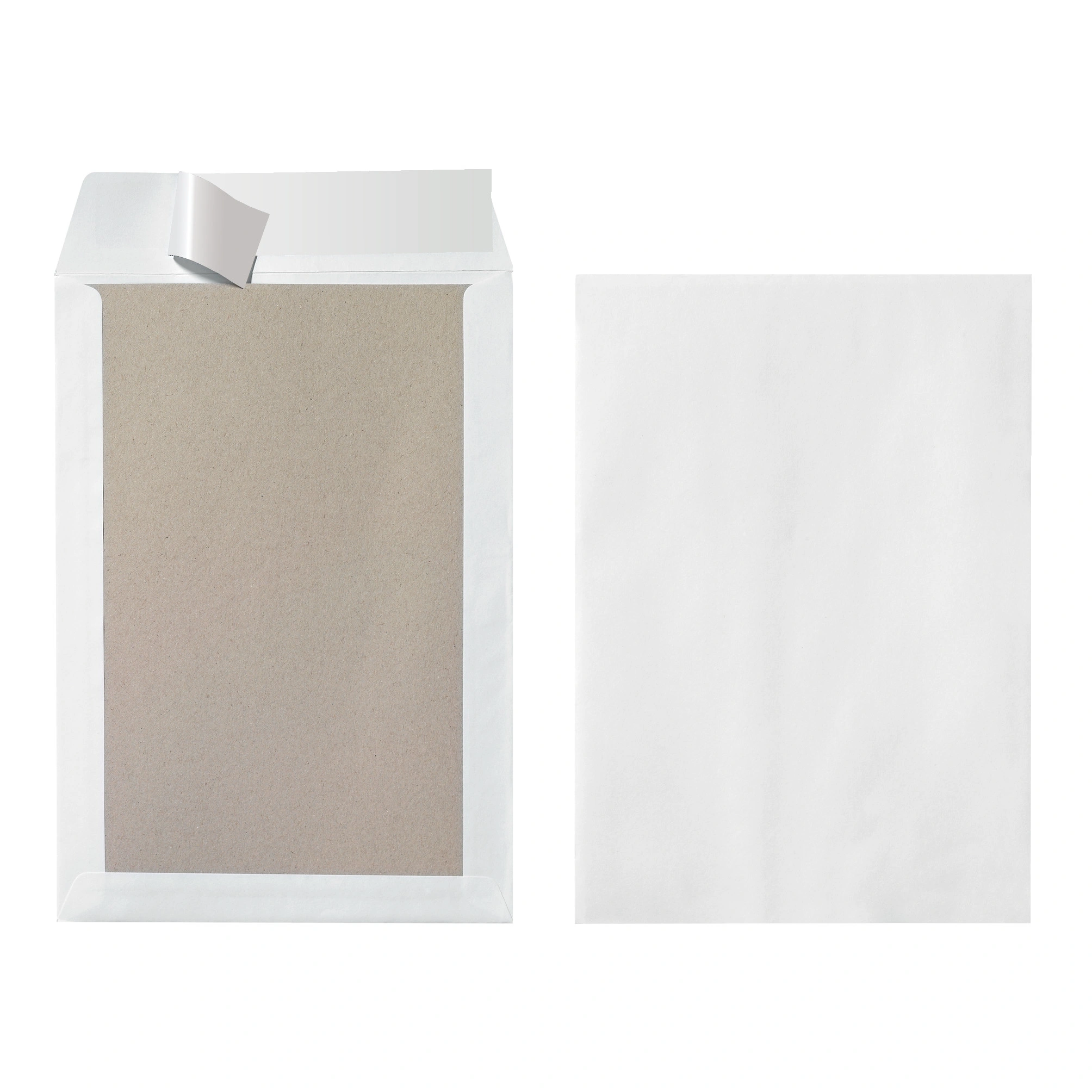 herlitz Versandtasche mit Papprücken B4, ohne Fenster, weiß (EAN: 4008110338064)
