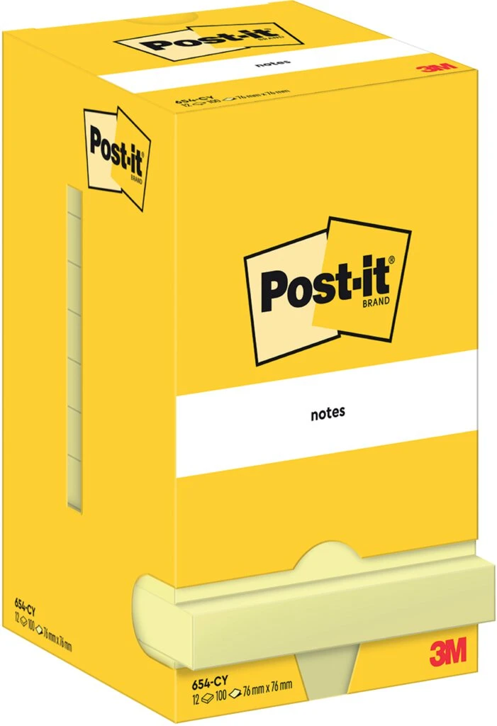 Post-it Haftnotizen notes, 76 x 76 mm, gelb (EAN: 4064035065676)