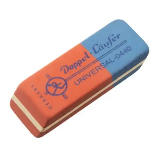Läufer Naturkautschuk-Radierer DOPPEL-Läufer UNIVERSAL, (EAN: 4006677004408)