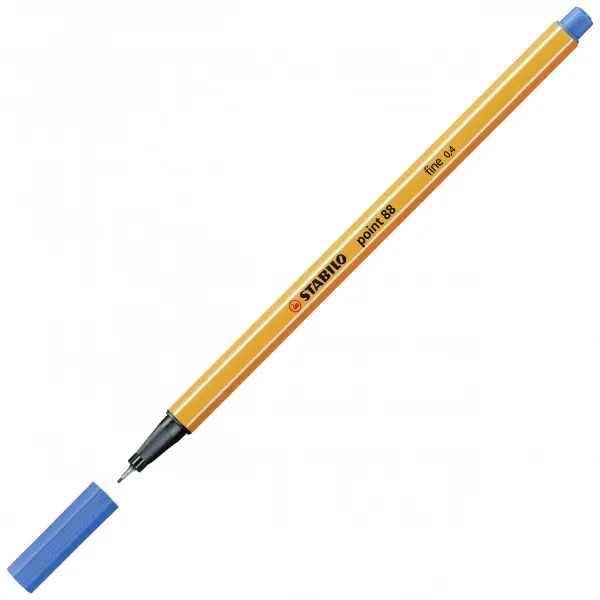 STABILO Fineliner point 88, mittelblau (EAN: 4006381333801)