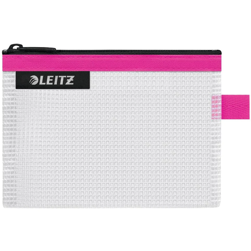 LEITZ Reißverschlusstasche WOW Traveller, Größe S, pink (EAN: 4002432122622)