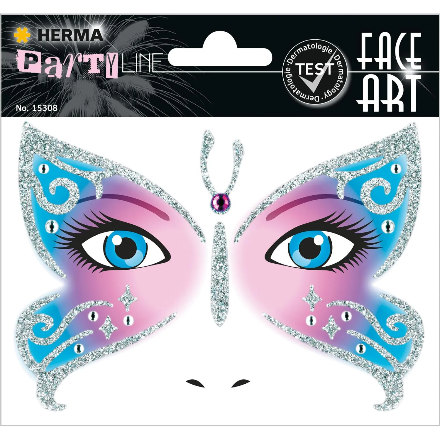 HERMA Face Art Sticker Gesichter "Butterfly" (EAN: 4008705153089)