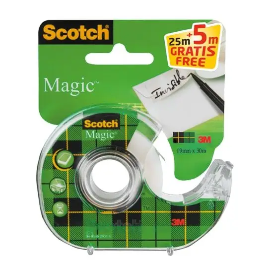 3M Scotch Klebefilm Magic 810, unsichtbar, 19 mm x 30 m (EAN: 5902658075551)