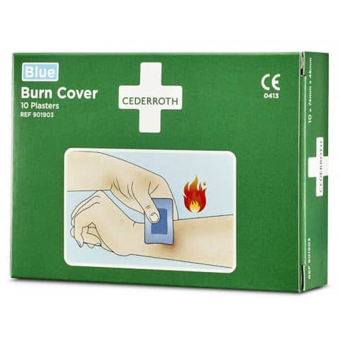 CEDERROTH Verbrennungspflaster "Burn Cover", 74 x 45 mm (EAN: 7310619019038)
