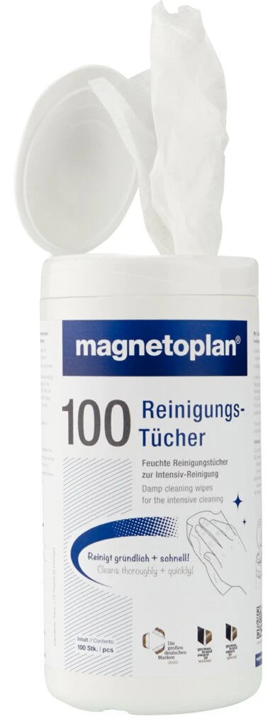 magnetoplan Whiteboard-Reinigungstücher, 100 Stück (EAN: 4013695060972)