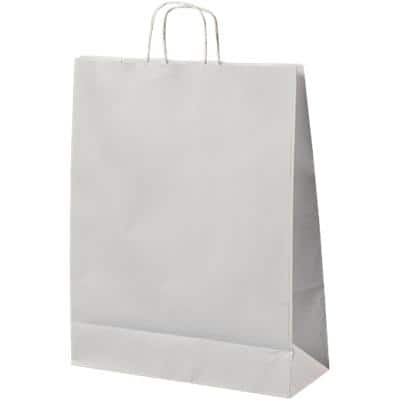 MAILmedia Papier-Tragetasche mit Kordel, 15,7 Liter, weiß (EAN: 4003928017910)