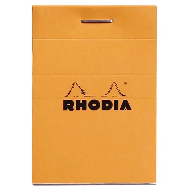 RHODIA Notizblock No. 10, DIN A8, kariert, orange (EAN: 3037920102009)