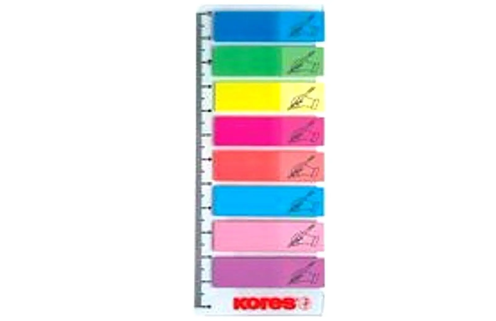 Kores Pagemarker "Sign Here"- Folie, 12 x 45 mm, 8x 25 Blatt (EAN: 9023800451255)