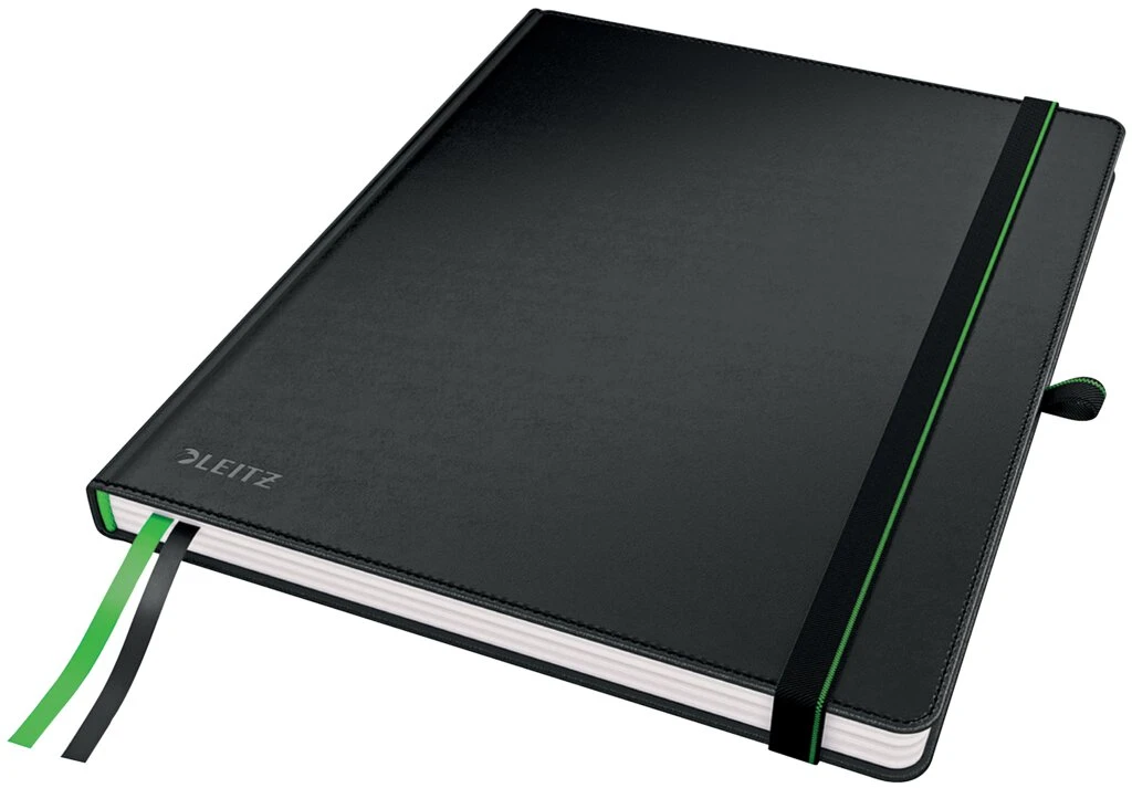 LEITZ Notizbuch Complete, DIN A4, kariert, schwarz (EAN: 4002432100866)