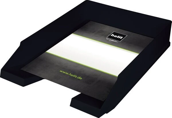helit Briefablage "the green staff", DIN A4, schwarz (EAN: 4012086022780)