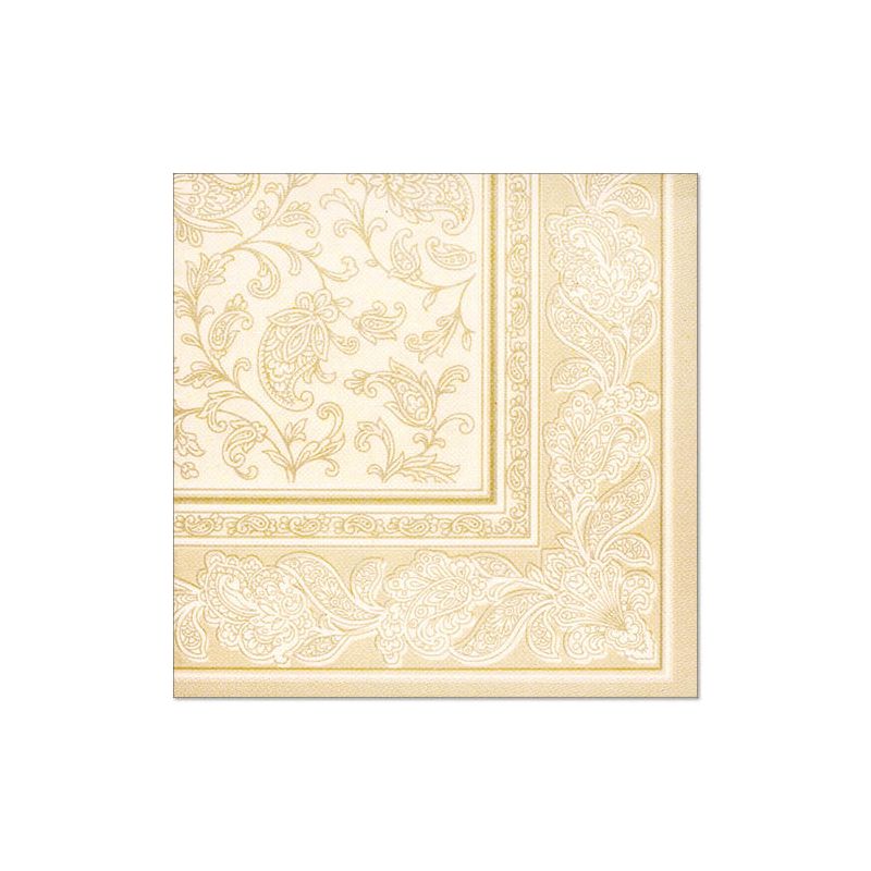 PAPSTAR Servietten "ROYAL Collection Ornaments", champagner (EAN: 4002911116814)