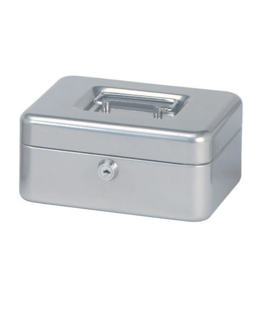 MAUL Geldkassette, silber, Maße: (B)200 x (T)170 x (H)90 mm (EAN: 4002390020657)