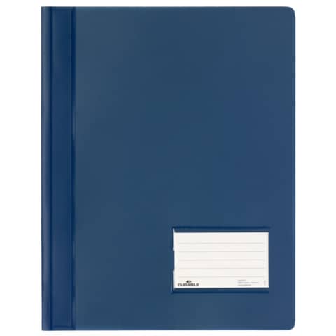 DURABLE Schnellhefter DURALUX, DIN A4 dunkelblau-transluzent (EAN: 4005546215648)
