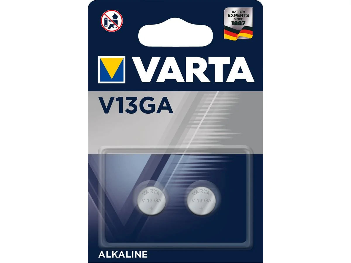 VARTA Alkaline Knopfzelle "Professional Electronics", V13GA (EAN: 4008496746347)