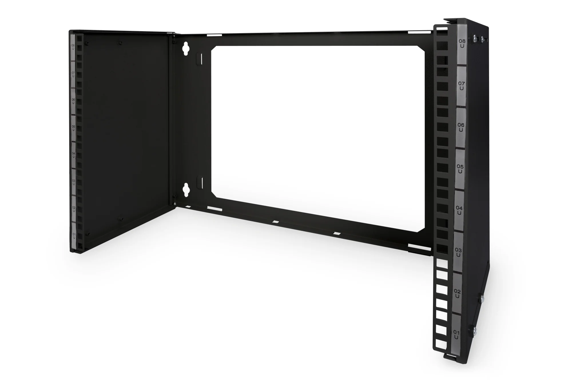 DIGITUS 19" Universal-Wandgestell, 8 HE, schwarz (RAL 9005) (EAN: 4016032228806)