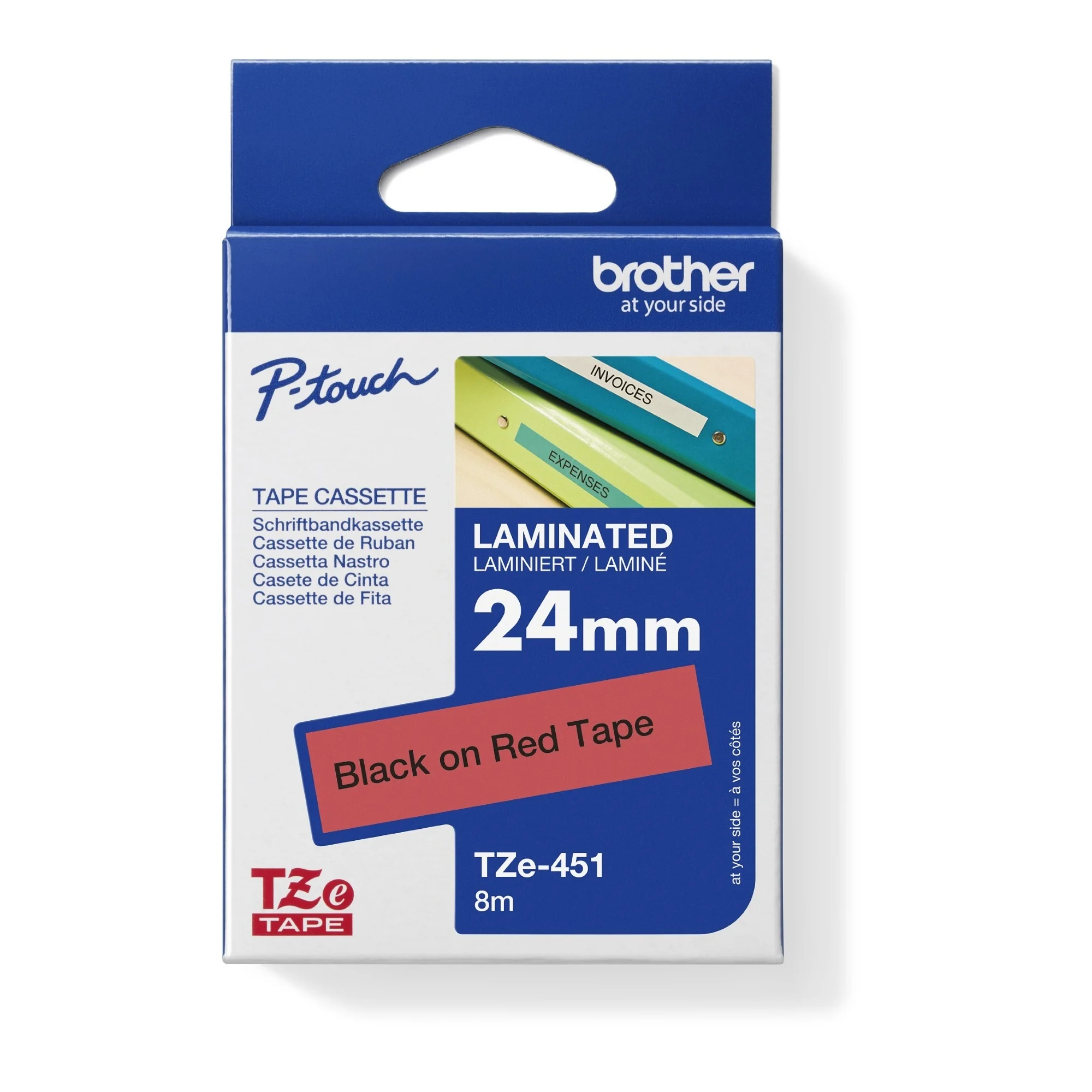 brother TZe-Tape TZe-451 Schriftbandkassette,Bandbreite:24mm (EAN: 4977766686358)