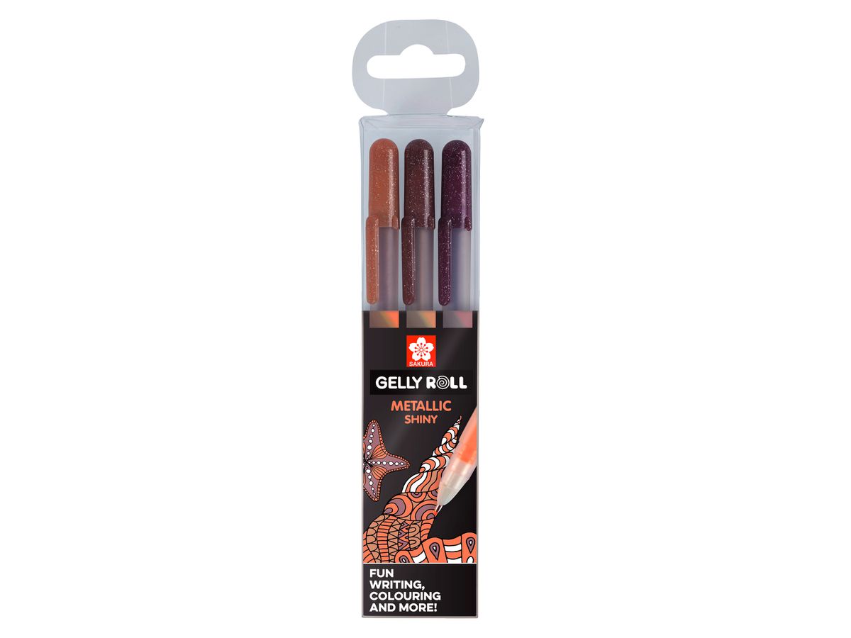 SAKURA Gel-Tintenroller Gelly Roll Metallic "Nature" (EAN: 8712079395858)