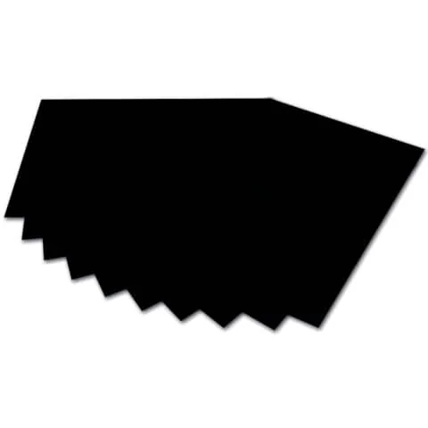 folia Fotokarton, DIN A4, 300 g/qm, schwarz (EAN: 4001868614909)