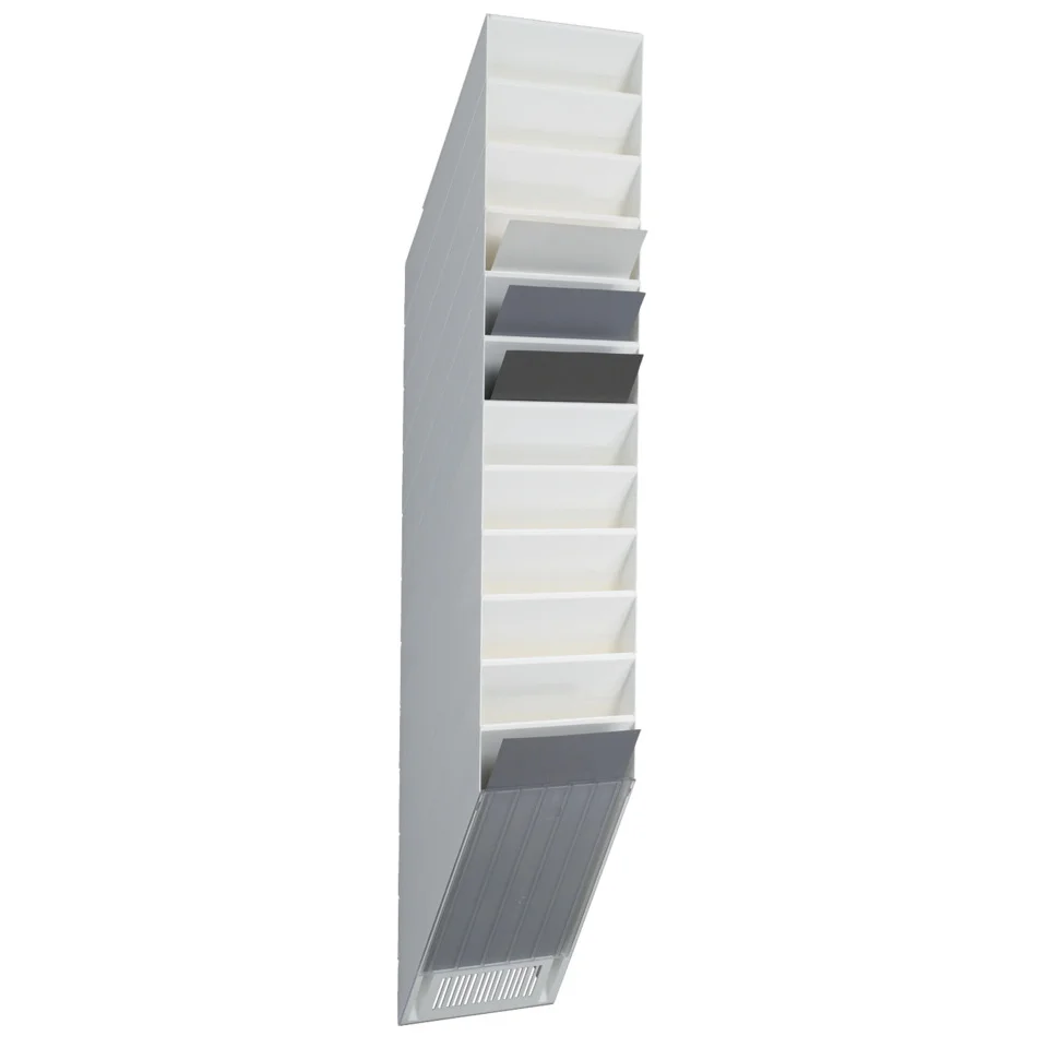 DURABLE Wand-Prospekthalter-Set "FLEXIBOXX 12", A4 (EAN: 7318089763017)