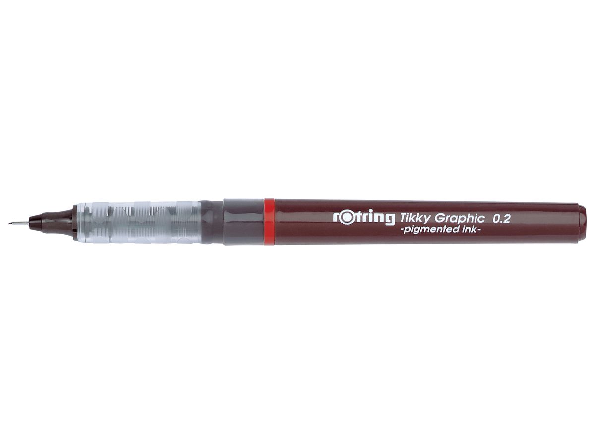 rotring Tikky Graphic Faserschreiber, Strichstärke 0,2 mm (EAN: 3501170814741)