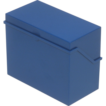 helit Klein-Karteikasten "the index", A5 quer, blau (EAN: 4012086020748)