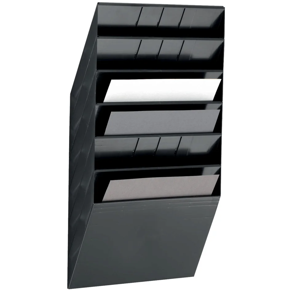 DURABLE Wand-Prospekthalter-Set "FLEXIBOXX 6", A4, 6 Fächer (EAN: 7318089785064)