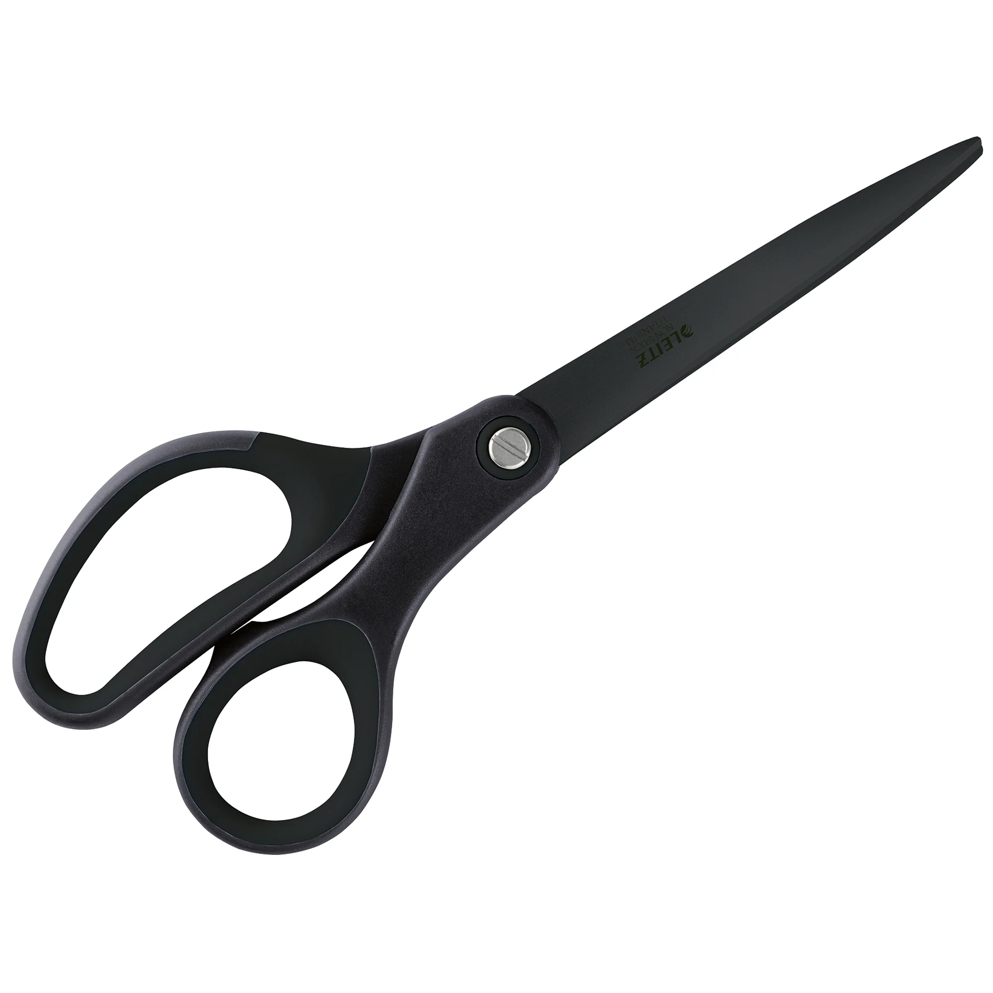 LEITZ Schere Titan Anti-Haft, spitz, Länge: 205 mm, schwarz (EAN: 4002432109418)