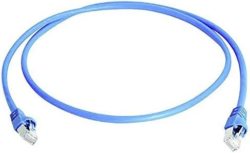 Telegärtner Patchkabel, Kat.6A (tief), S/FTP, 2,0 m, blau (EAN: 4018359286538)