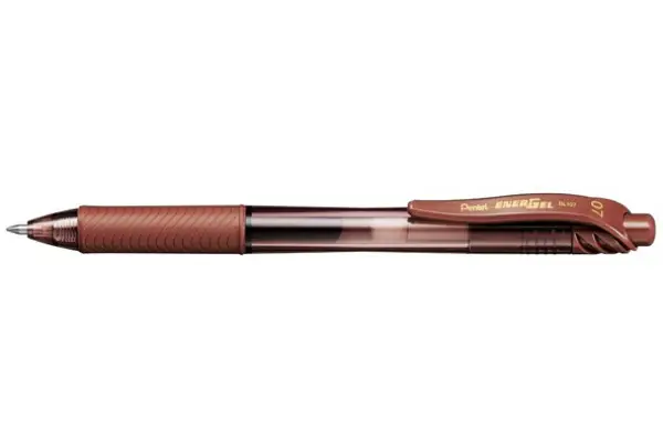 Pentel Liquid Gel-Tintenroller EnerGel-X BL107, braun (EAN: 0884851037572)