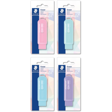 STAEDTLER Radierer 525 PS1 pastell, farbig sortiert (EAN: 4007817063323)
