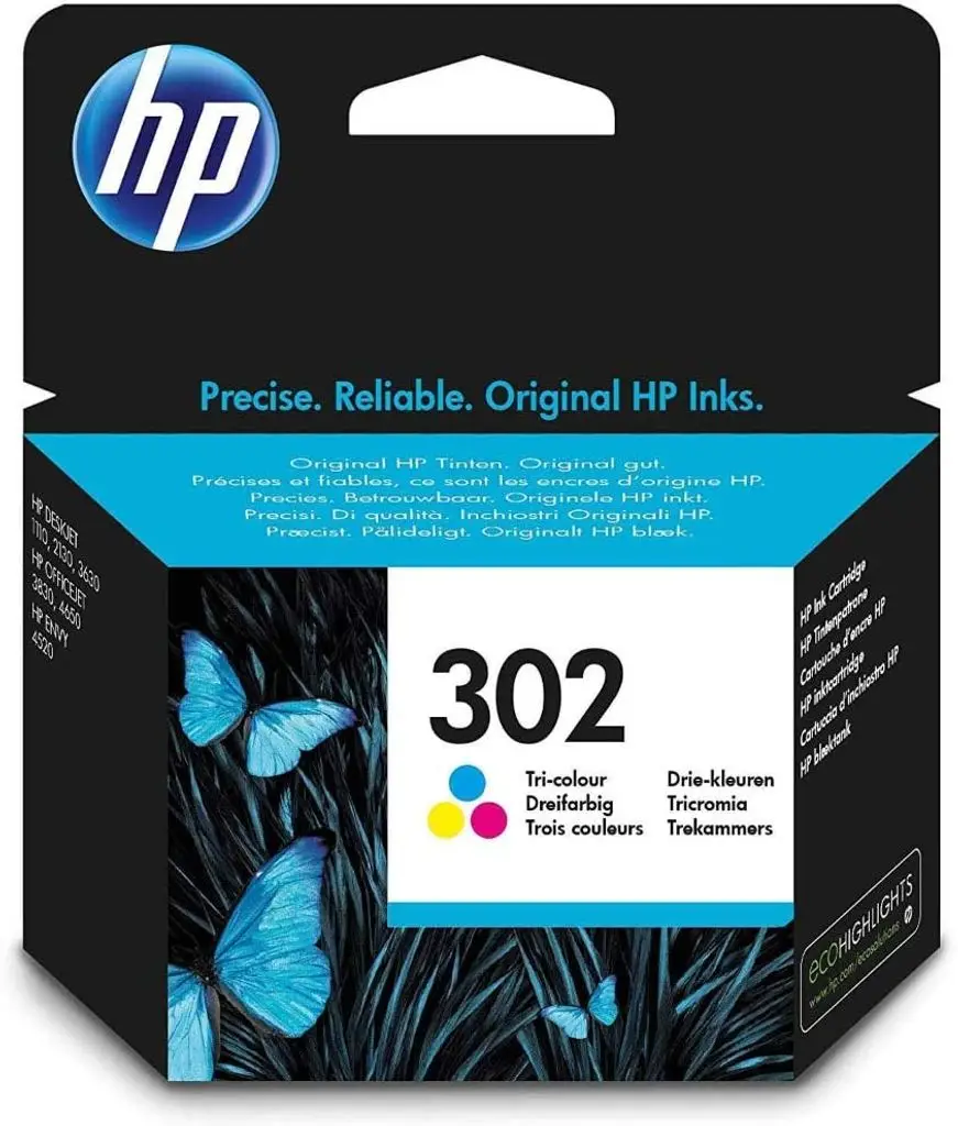 hp Tinte hp 302 für DeskJet 1110, 3-farbig (EAN: 0888793802977)