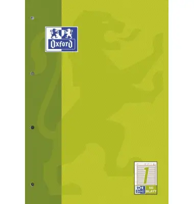 Oxford Arbeitsblock, DIN A4, 50 Blatt, Lineatur 1 (EAN: 4006144920903)